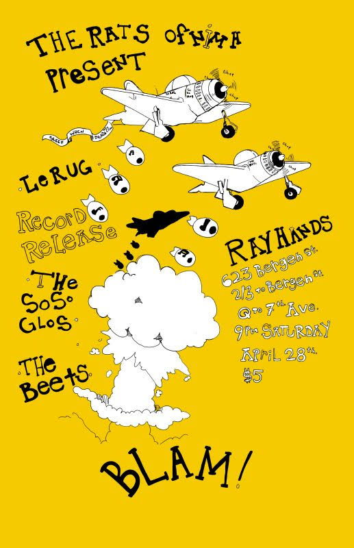 Archive photograph from Le Rug · Anna Fuenmayor · The Beets · The So So Glos · Beard lift